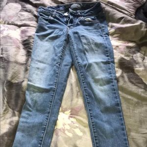 ae skinny jeans size 0